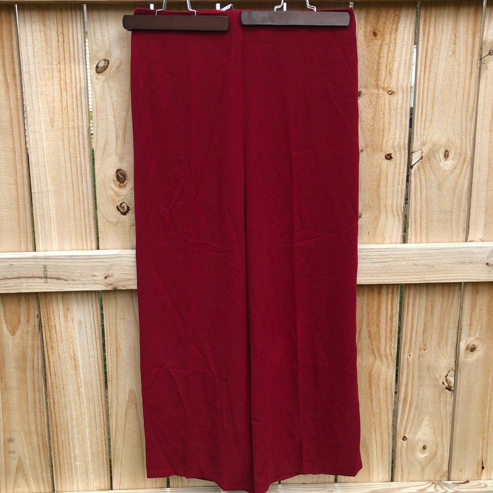 ASOS high waist wide leg trousers NWT Sz US 14